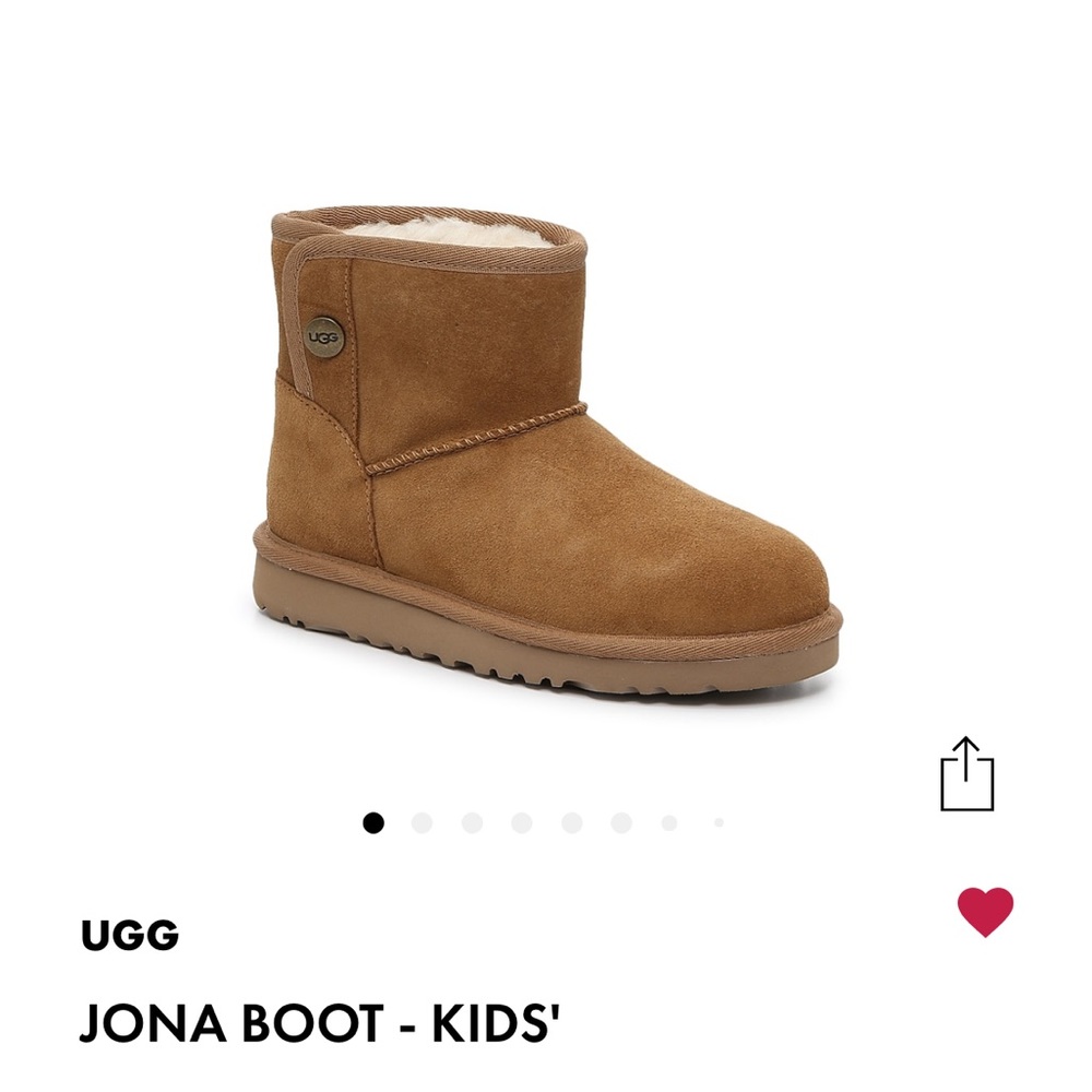 Ugg Kids Jona boot size 2 chestnut